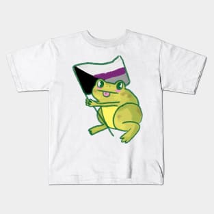 demisexual frog Kids T-Shirt